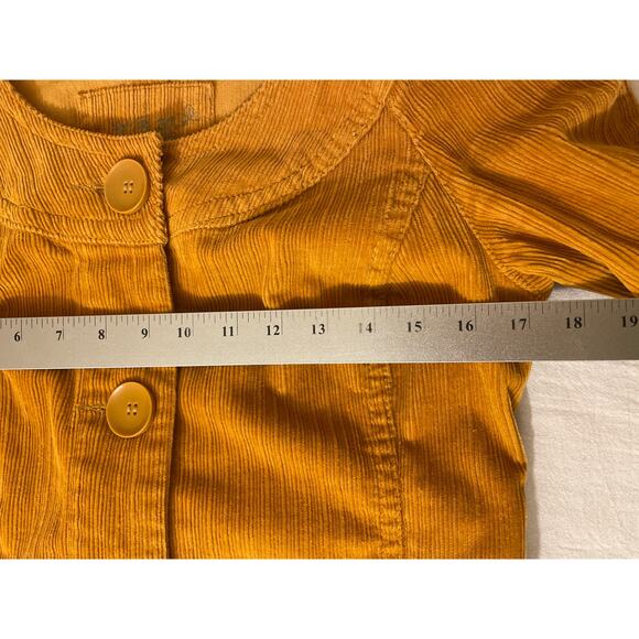 LAL Live A Little Size Medium Flare Sleeve Dress Jacket Corduroy Flair Sleeve - Picture 4 of 8